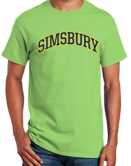 T-Shirt: Simsbury 2 Color (ADULT Sizes)