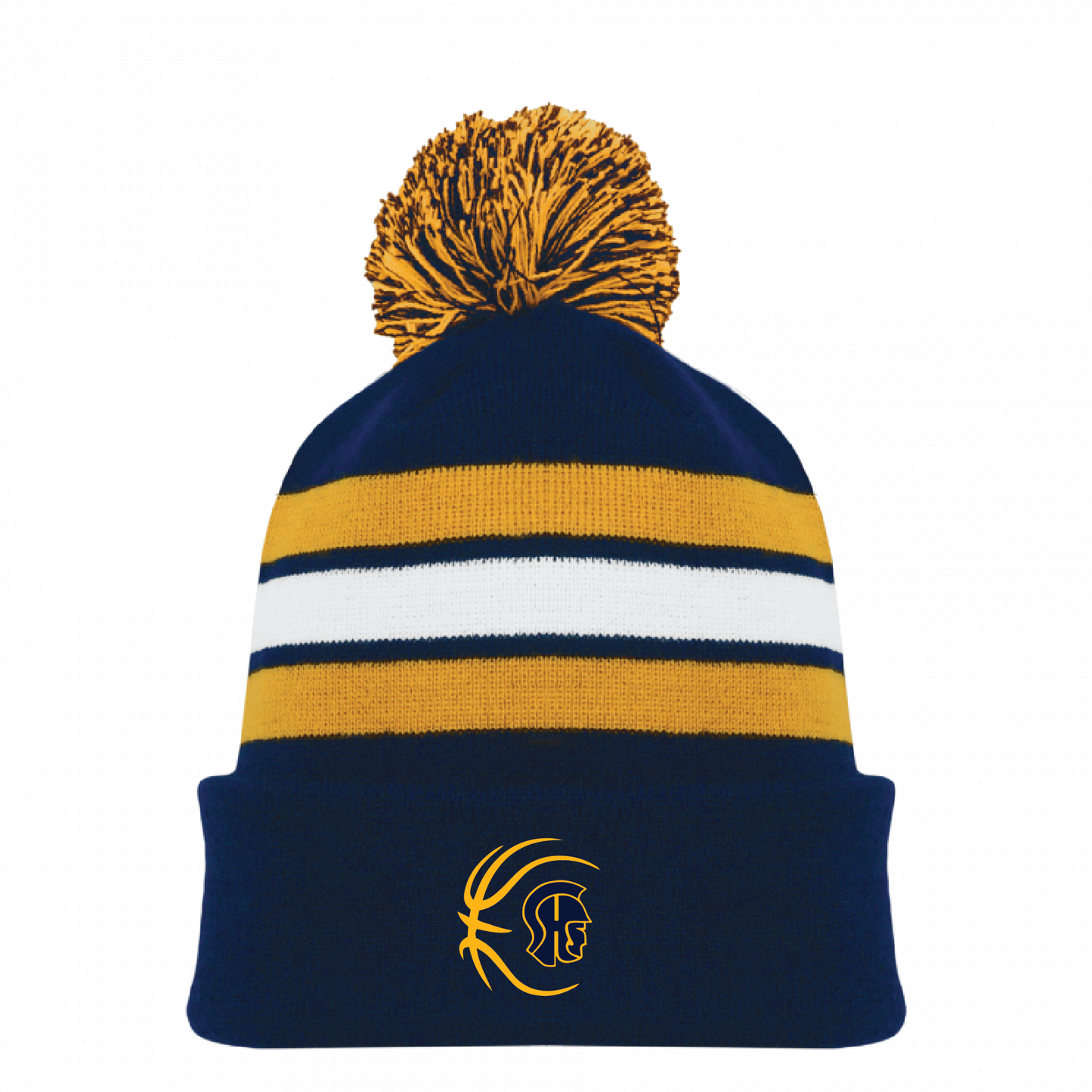 Athletic Knit Winter Pom Hat: SHS Basketball