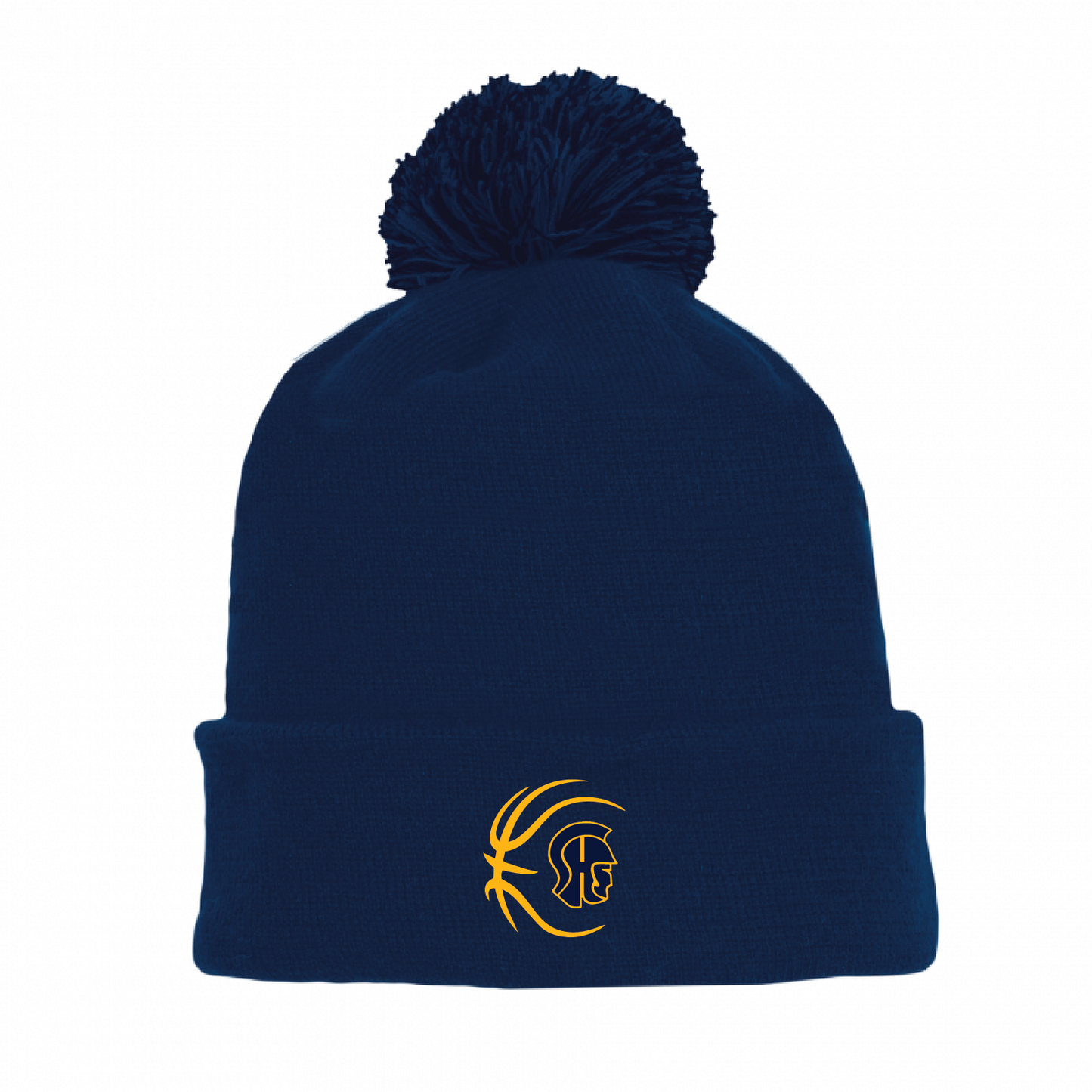Athletic Knit Winter Pom Hat: SHS Basketball