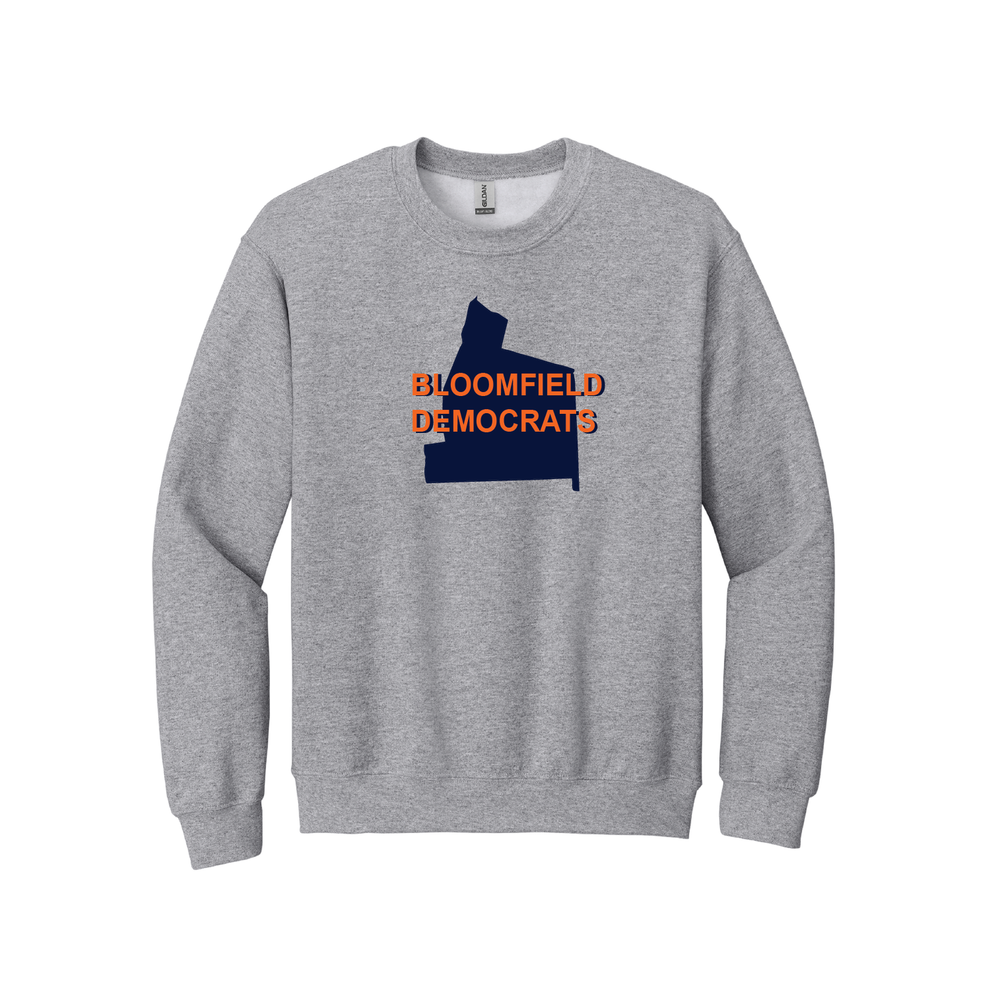 Bloomfield Democrats: Gildan Heavy Blend Crewneck Sweatshirt