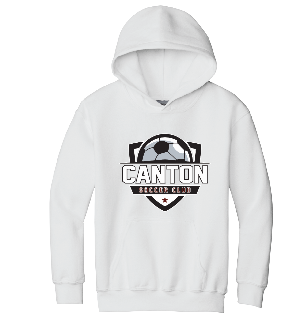 Hooded Sweatshirt Gildan 50/50: Canton Soccer