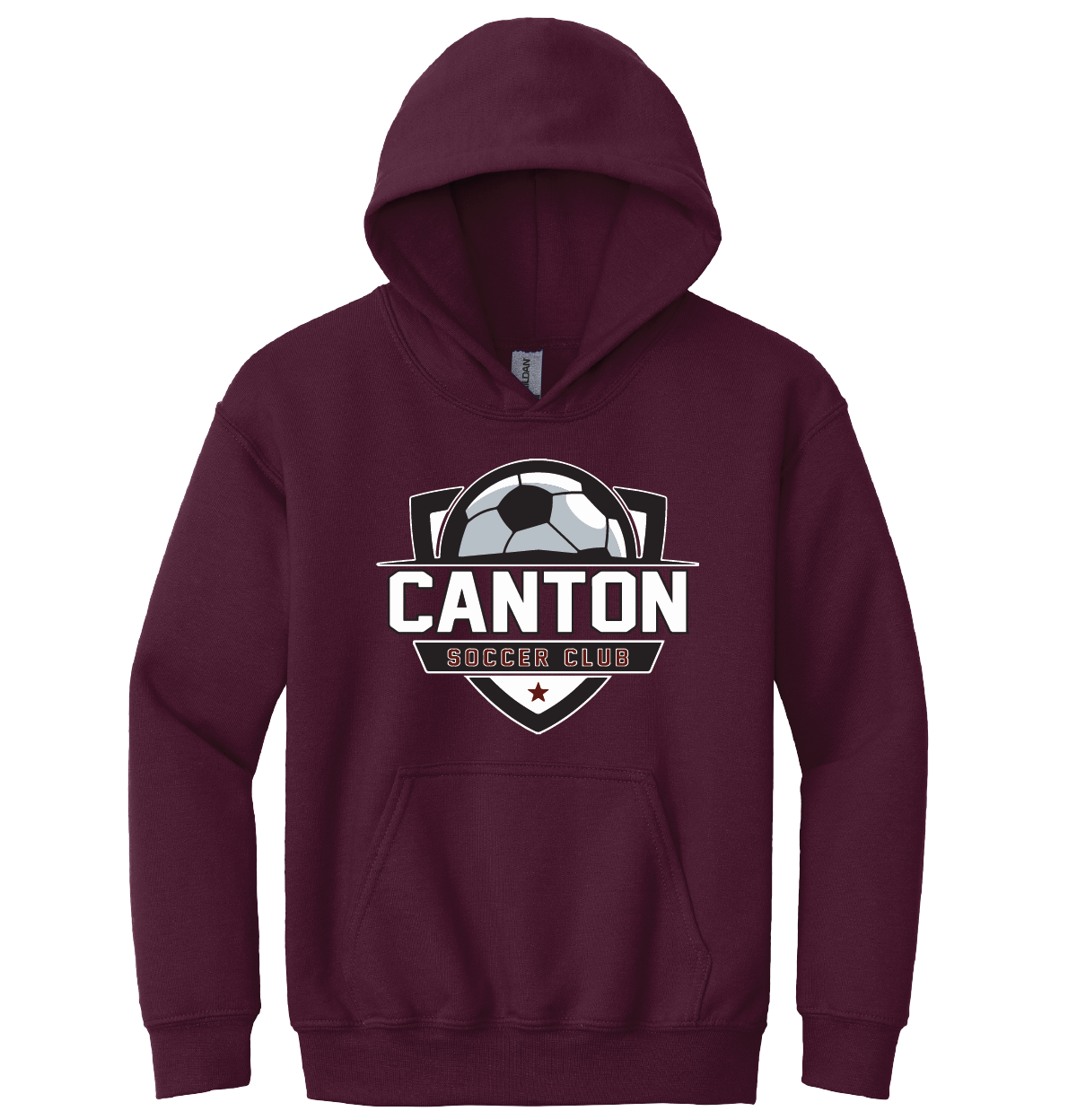 Hooded Sweatshirt Gildan 50/50: Canton Soccer