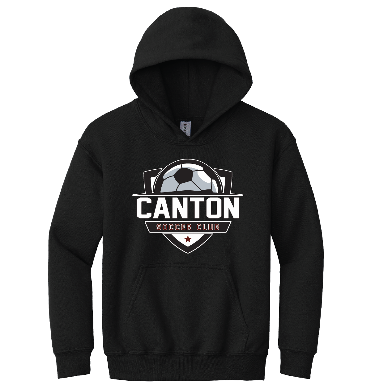 Hooded Sweatshirt Gildan 50/50: Canton Soccer