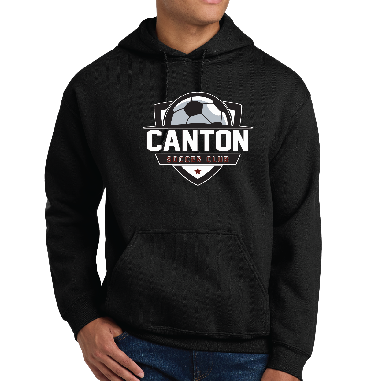 Hooded Sweatshirt Gildan 50/50: Canton Soccer