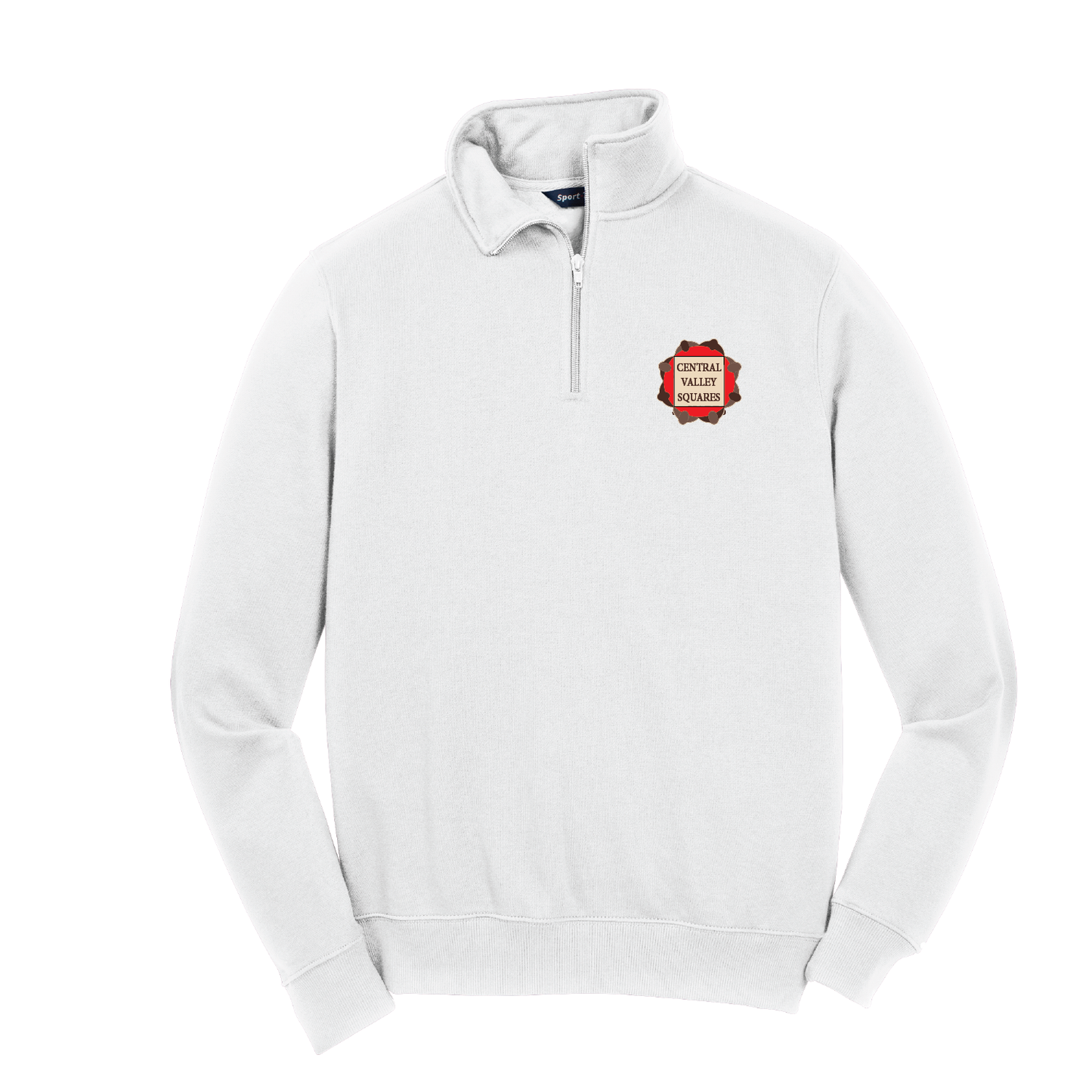 Central Valley Squares 1/4 Zip Sweatshirt: Mens