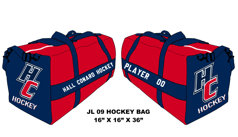 HC Hockey: Custom Hockey Bag (Add Name & # at checkout)