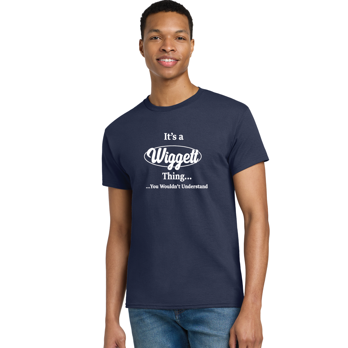 Wiggett: Mens Cotton T Shirt Full Front