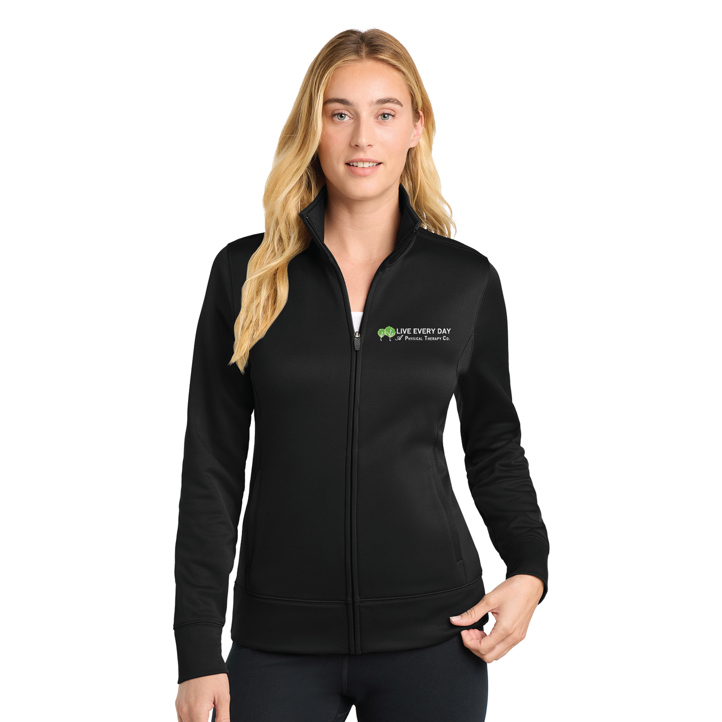 Live Every Day: LST241 Sport-Tek® Women's Sport-Wick® Fleece Full-Zip Jacket