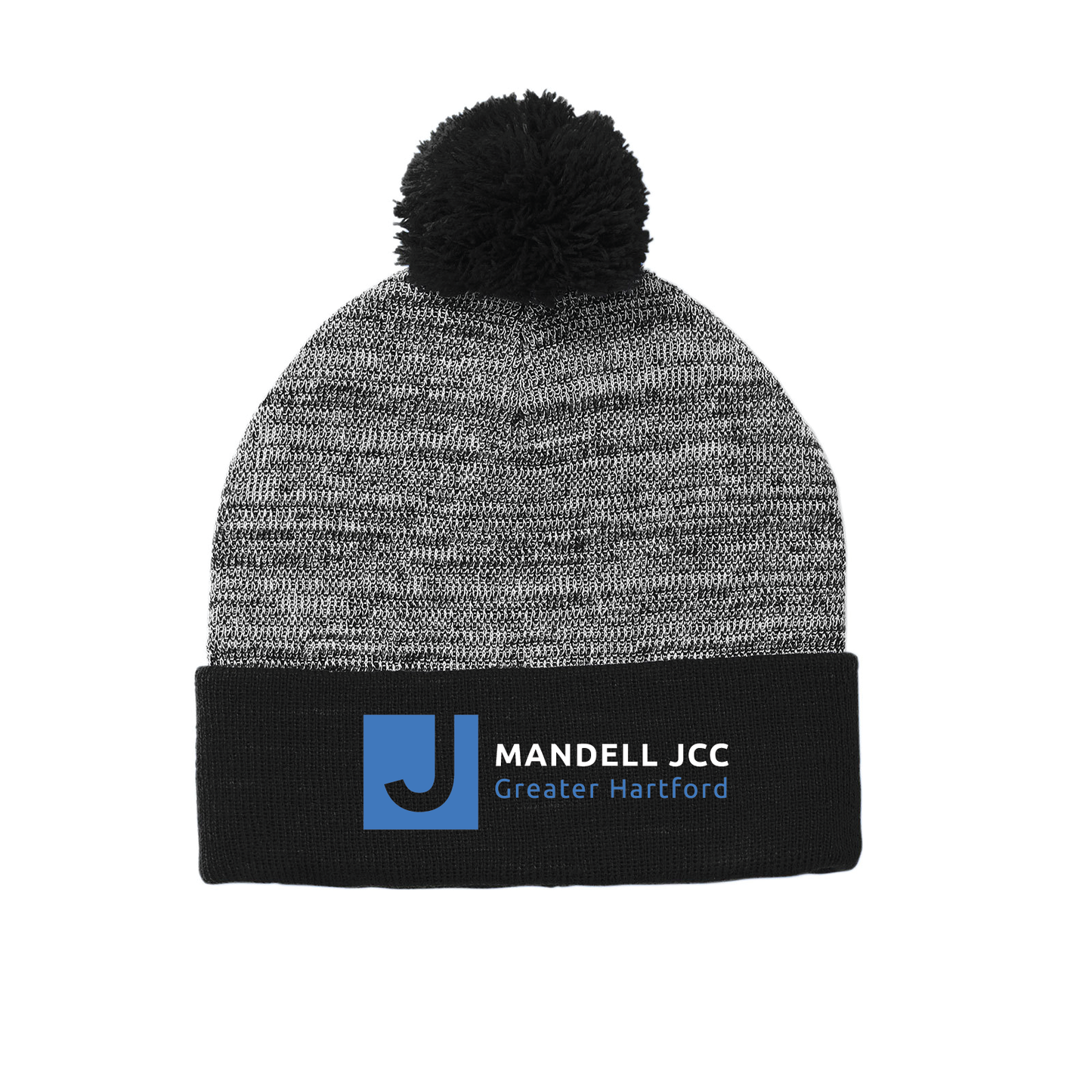 Mandell JCC: Sport-Tek® Halftime Pom Beanie. STC41