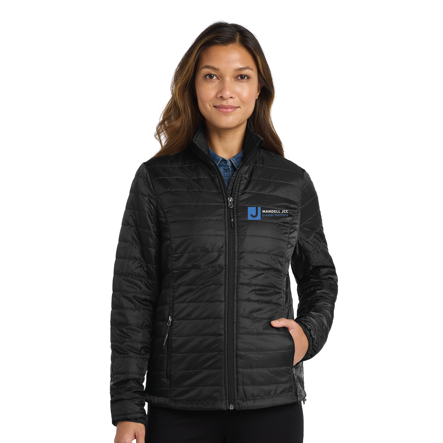 Mandell JCC: Women's Port Authority® Packable Puffy Jacket. L850