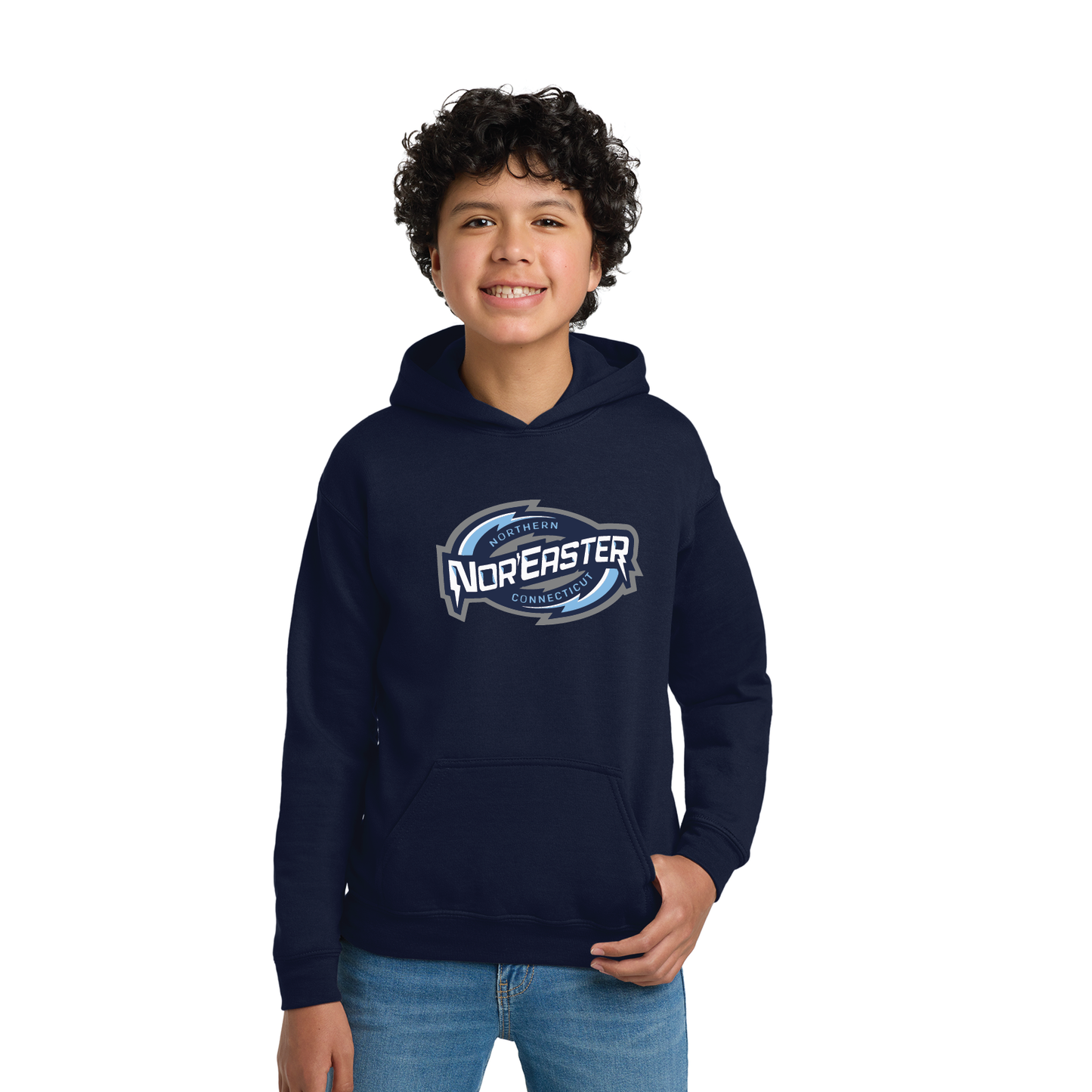 Noreaster Hockey: Youth & Adult Hooded Sweatshirt 18500
