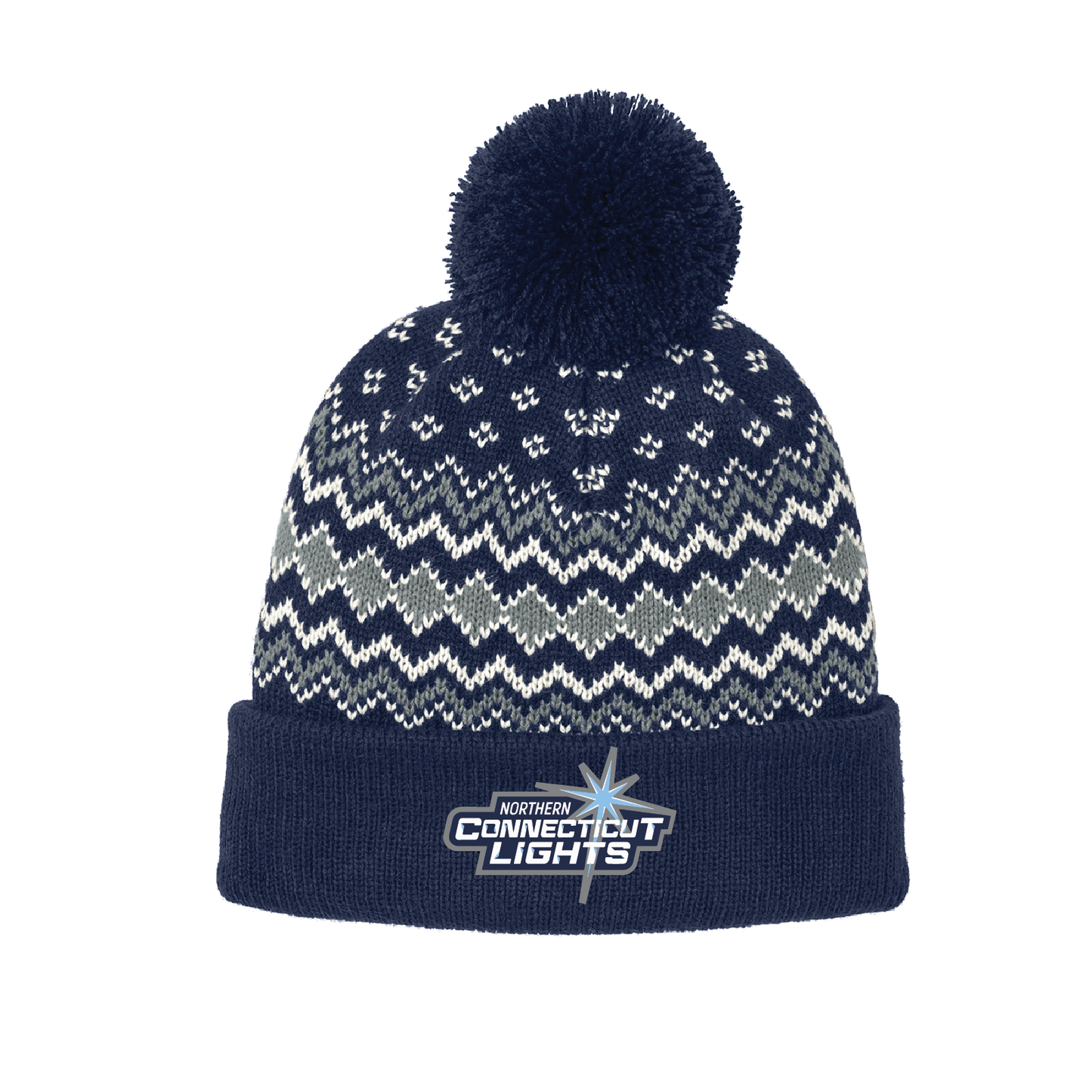 Northern Lights Hockey: Port Authority® Alpine Pom Beanie. C991