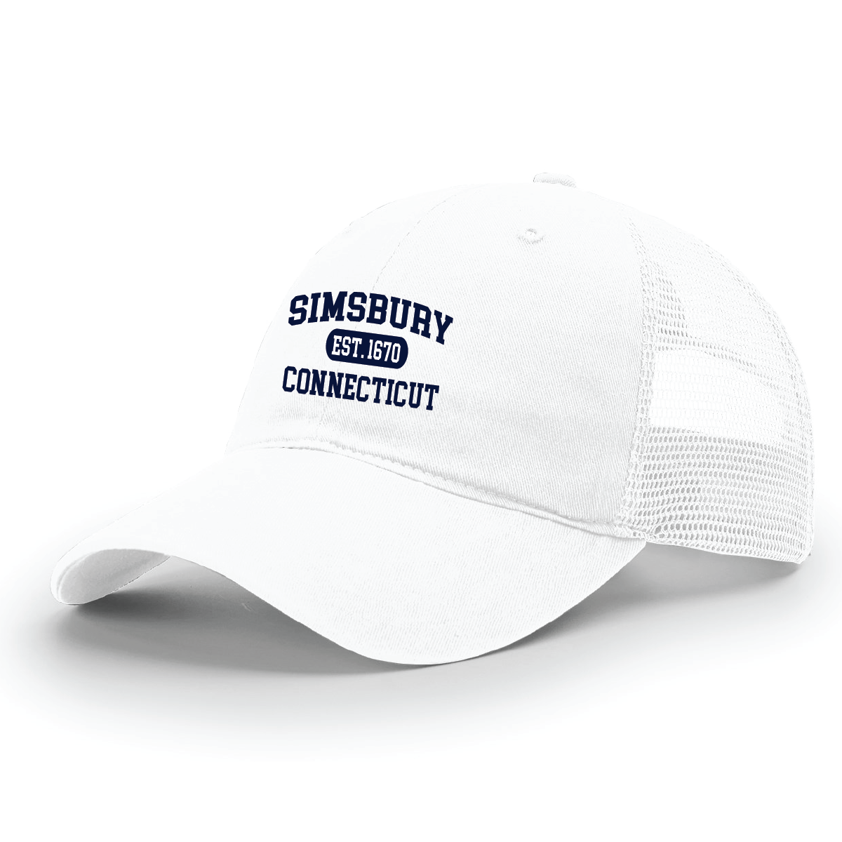 Hat: Soft Front Snapback Simsbury CT Est. 1670