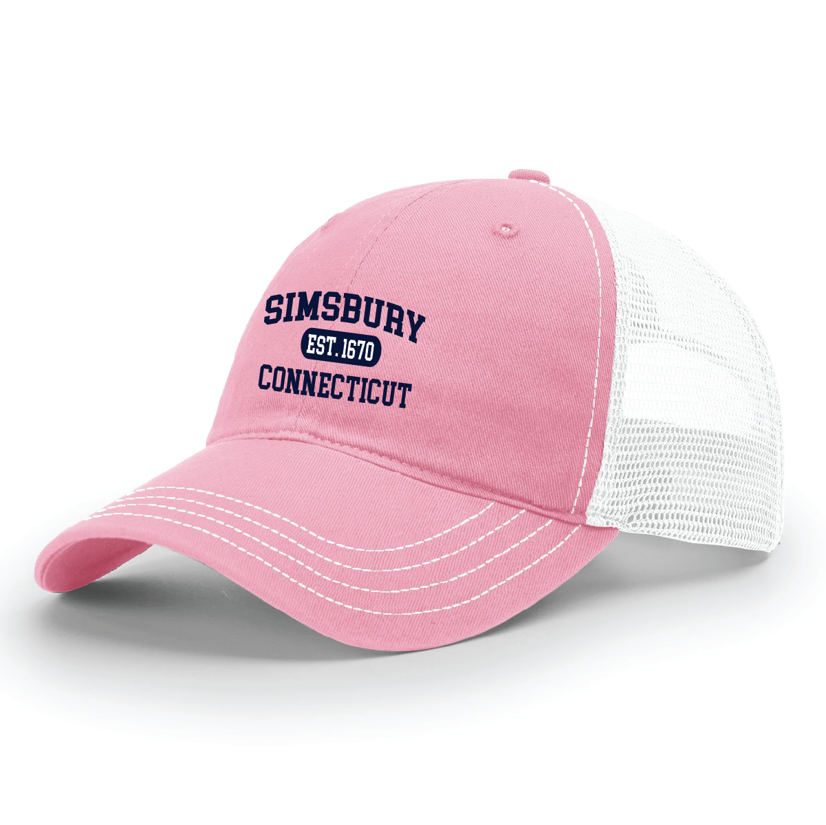 Hat: Soft Front Snapback Simsbury CT Est. 1670