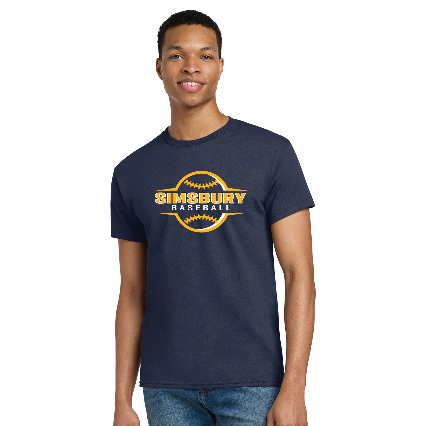 SHS Baseballl: Cotton T Shirt Full Front Logo #1