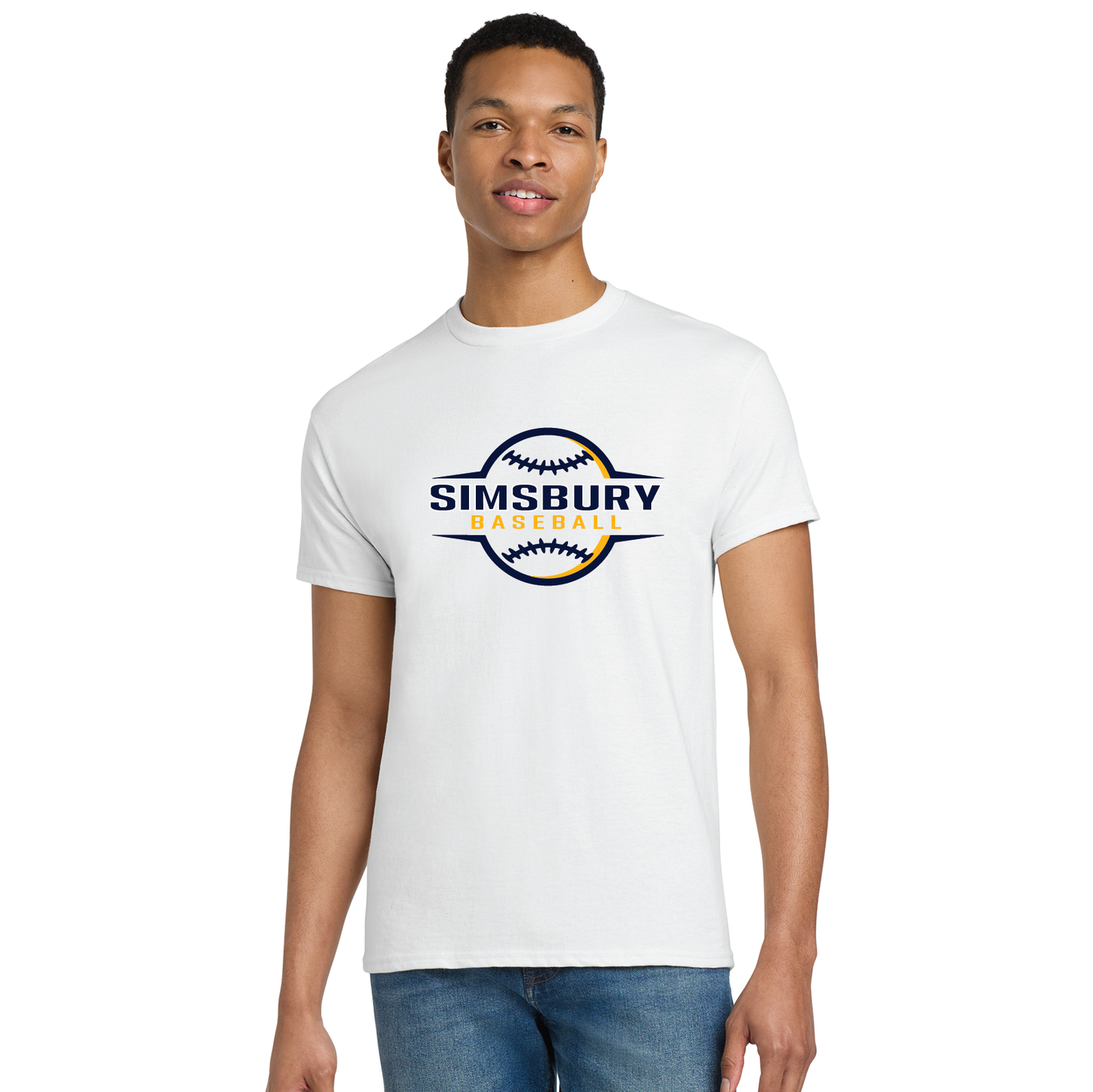 SHS Baseballl: Cotton T Shirt Full Front Logo #1