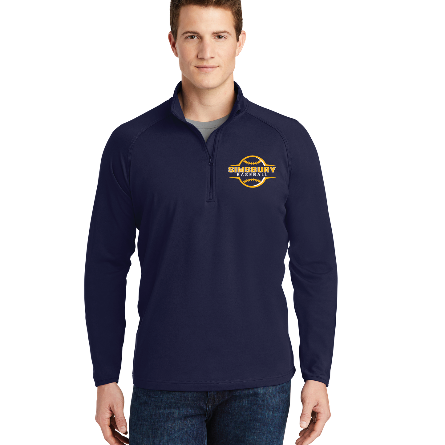SHS Baseball: Men's Sport Tek 1/4 Zip Logo #1
