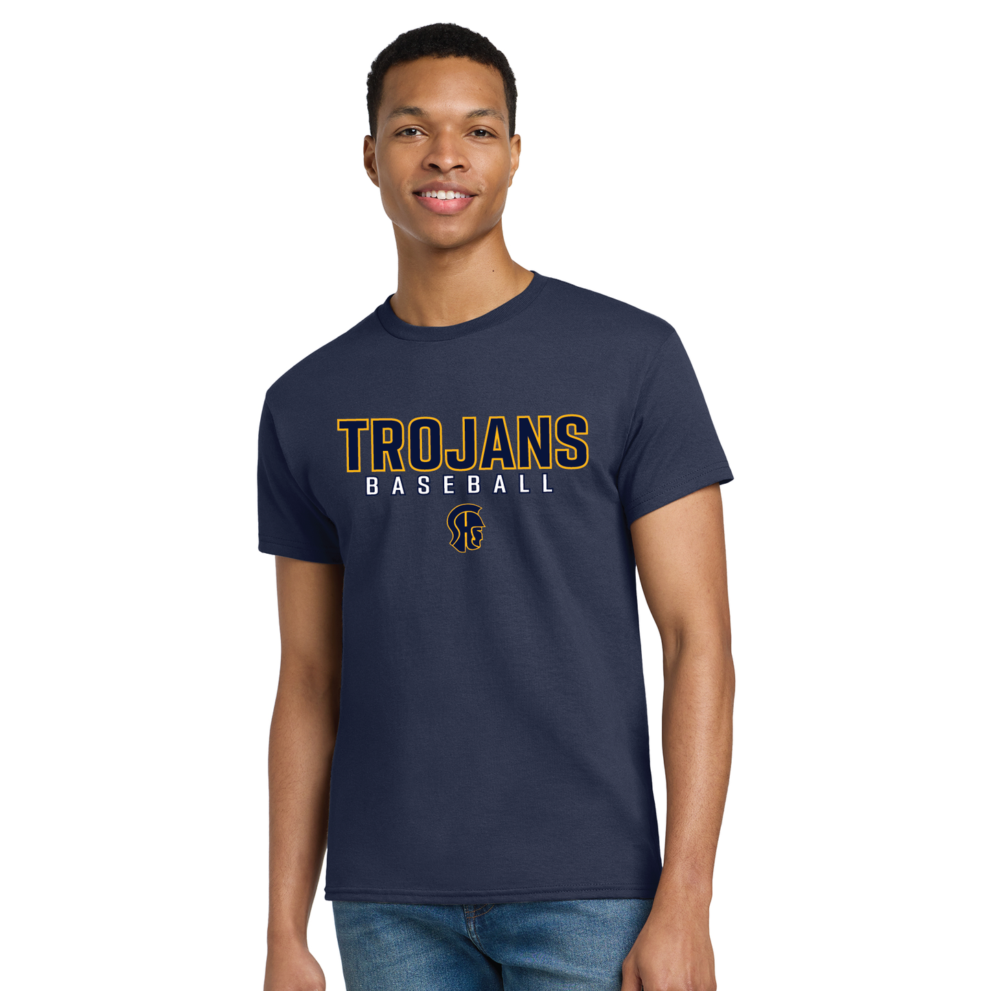 SHS Baseballl: Cotton T Shirt Full Front Logo #2