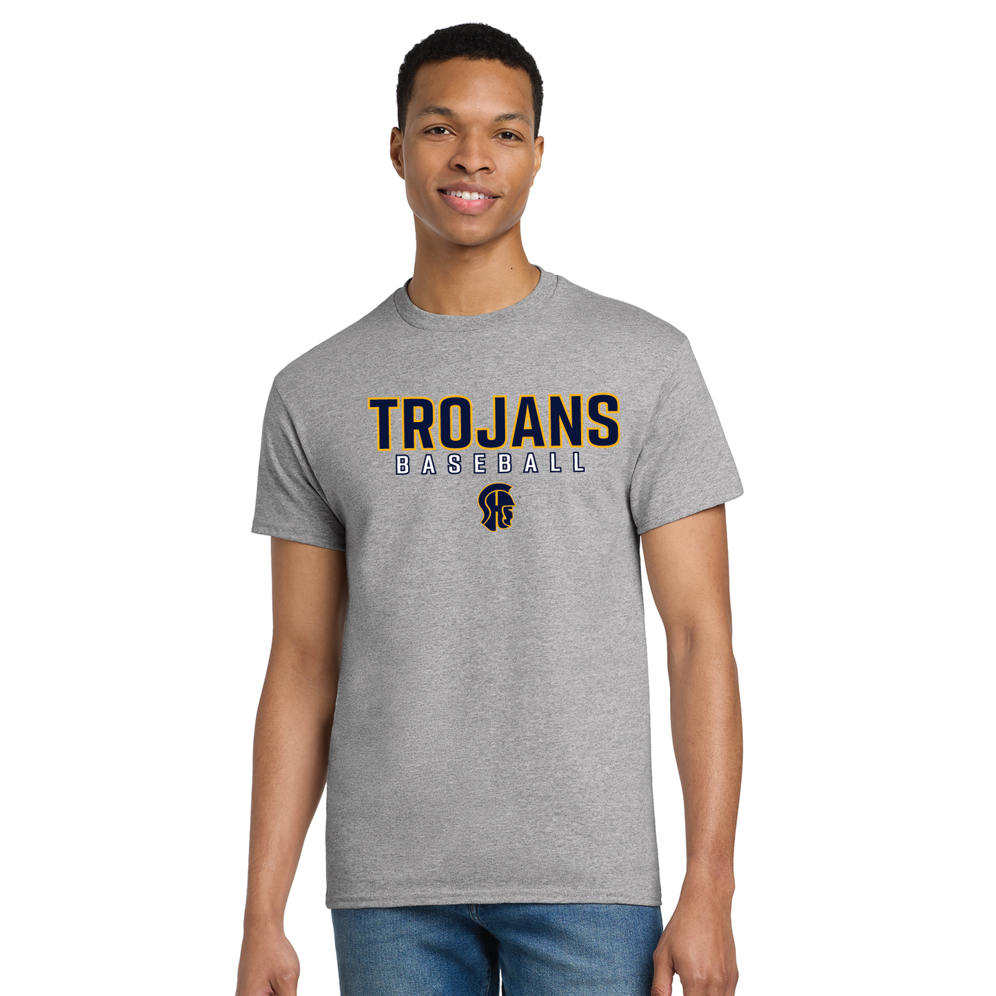 SHS Baseballl: Cotton T Shirt Full Front Logo #2