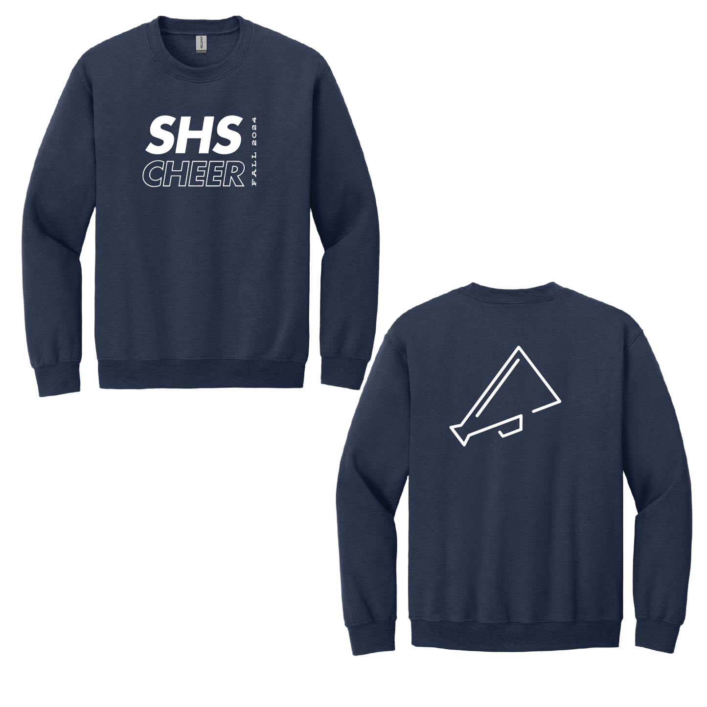 SHS Cheer Crewneck Sweatshirt: Cheer Fall 2024 Logo