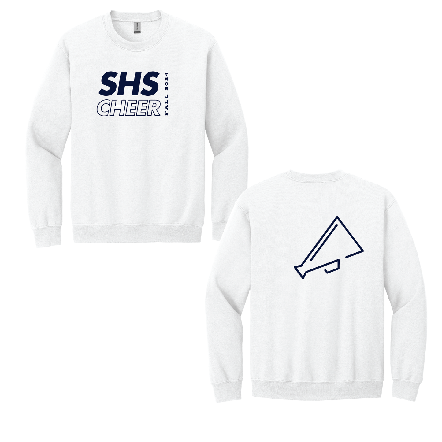 SHS Cheer Crewneck Sweatshirt: Cheer Fall 2024 Logo