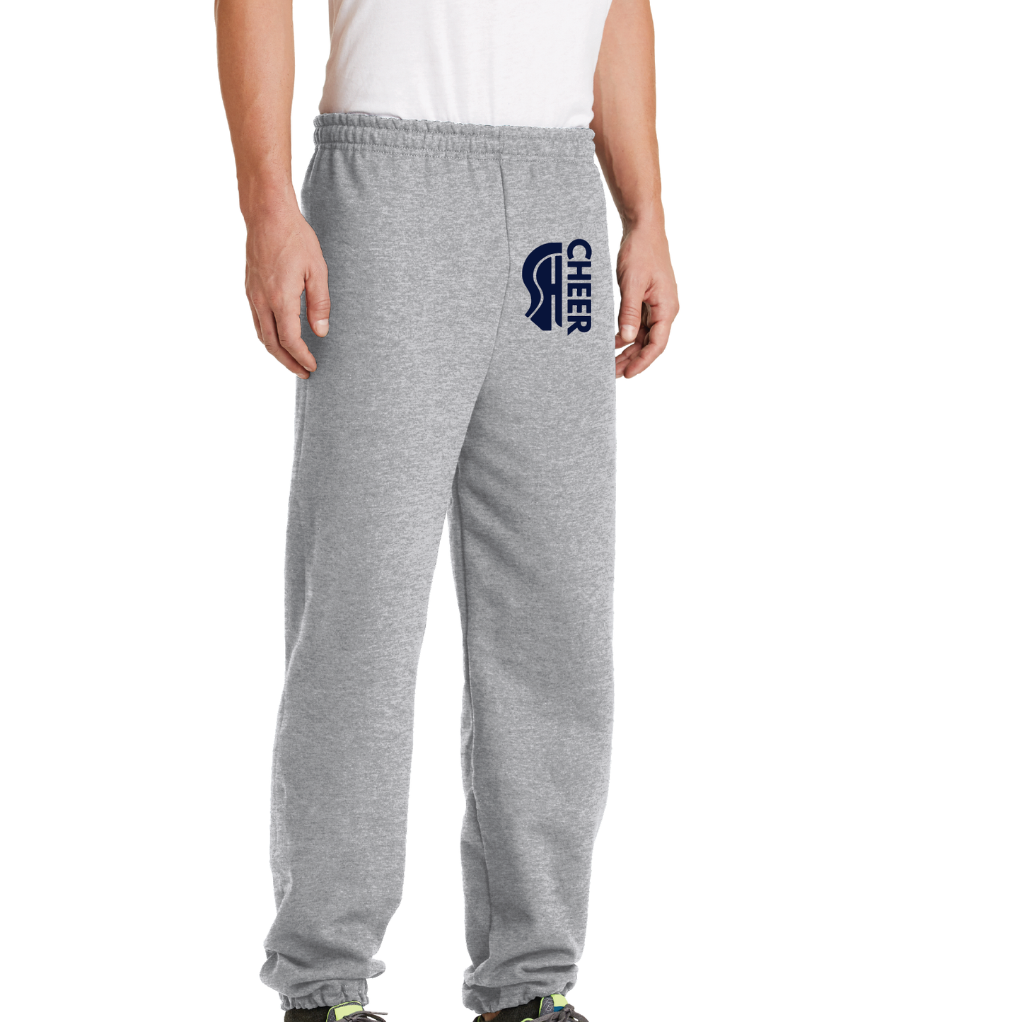 SHS Cheer Gildan Sweatpant: Trojan Head Cheer