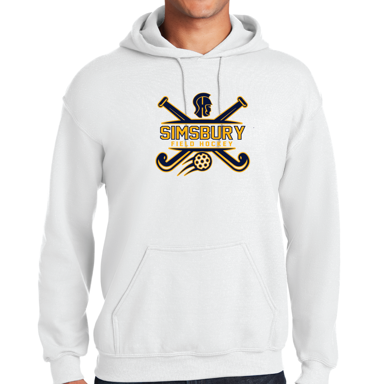 Hooded Sweatshirt Gildan 50/50: SHS Field Hockey Front Logo