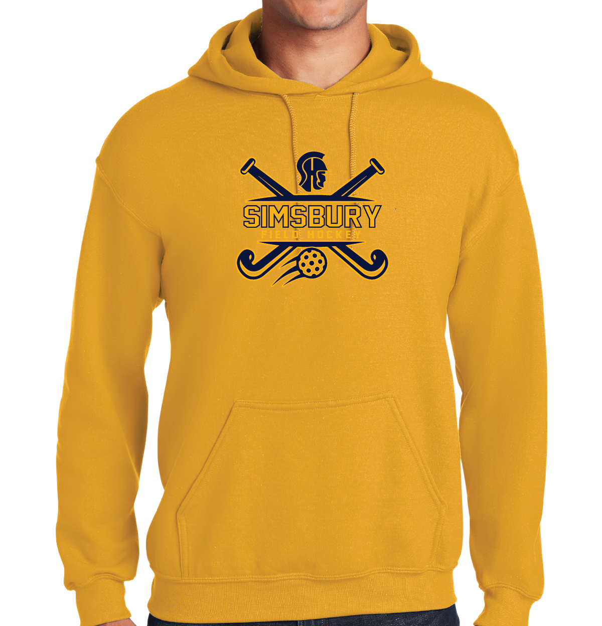 Hooded Sweatshirt Gildan 50/50: SHS Field Hockey Front Logo
