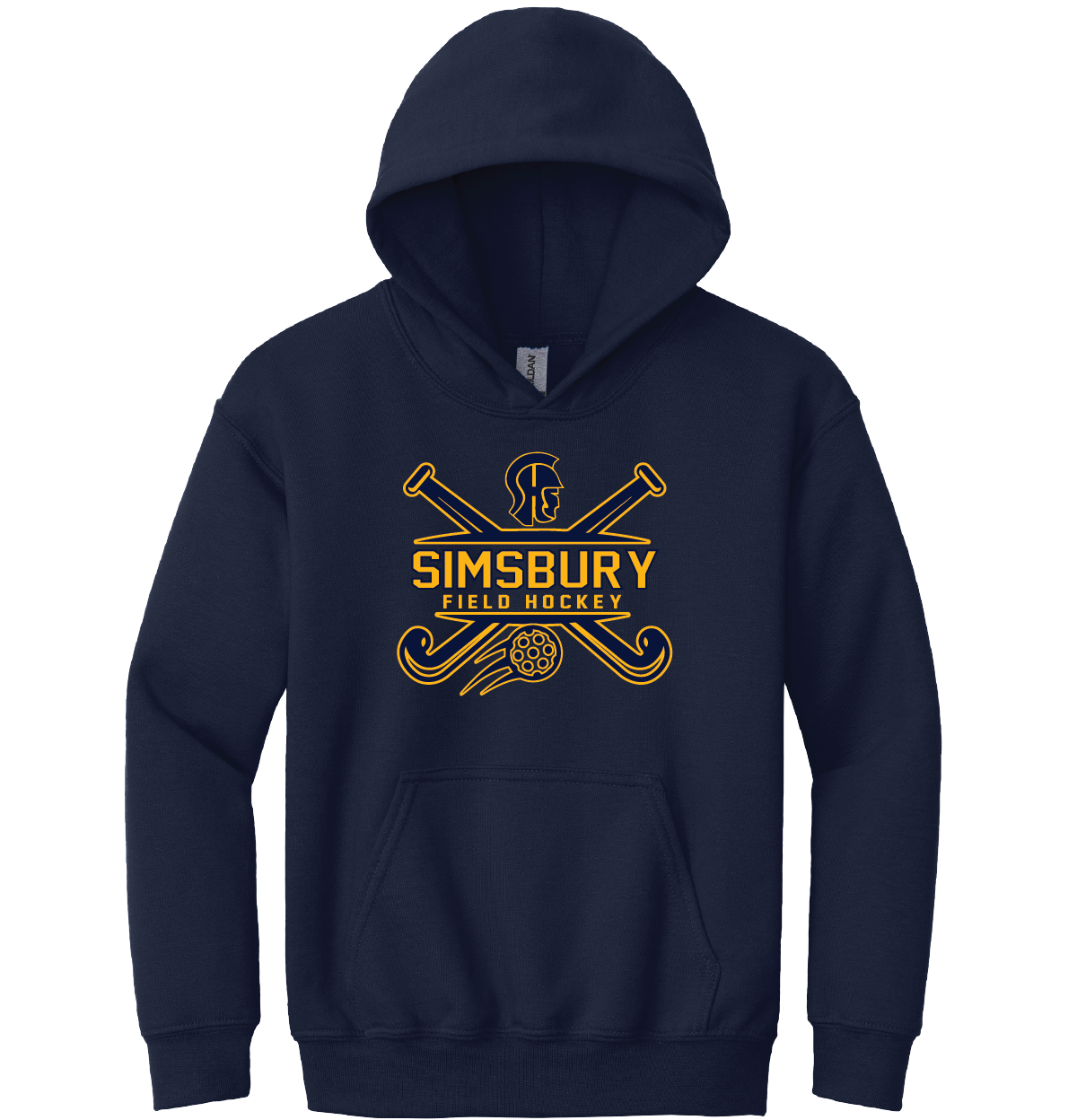 Hooded Sweatshirt Gildan 50/50: SHS Field Hockey Front Logo