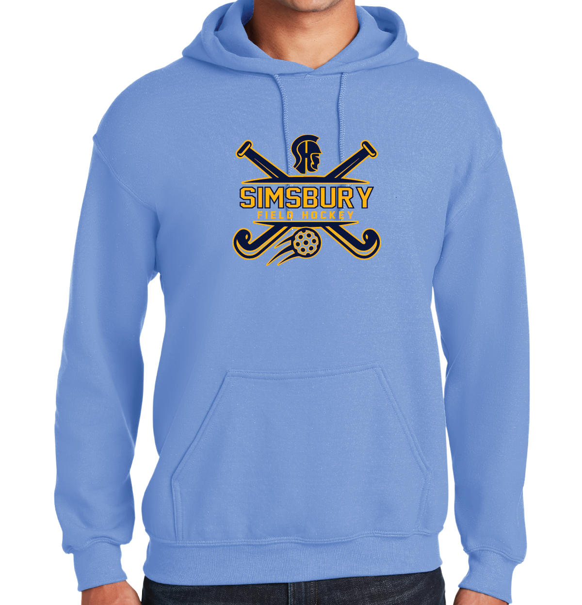 Hooded Sweatshirt Gildan 50/50: SHS Field Hockey Front Logo