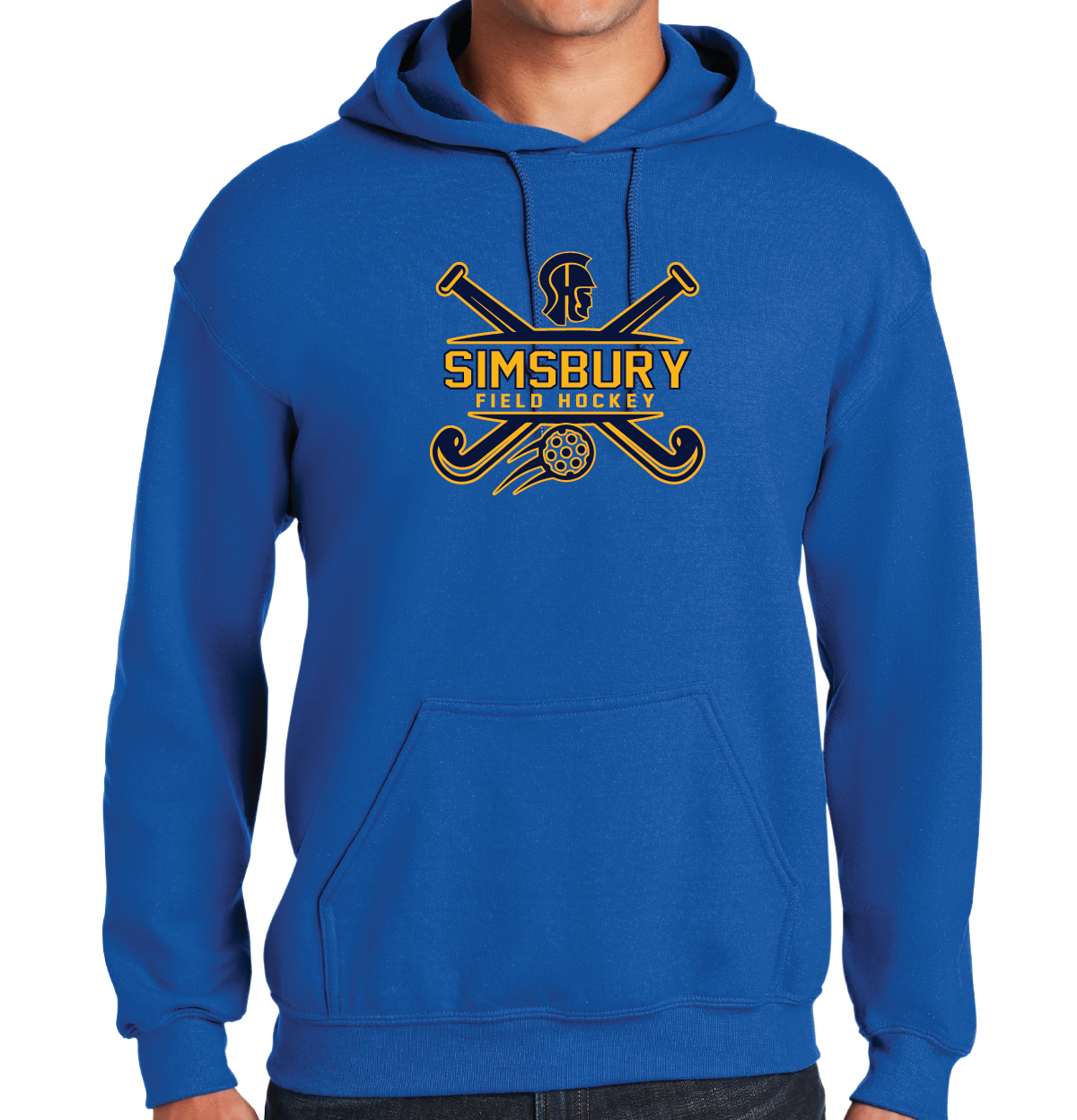 Hooded Sweatshirt Gildan 50/50: SHS Field Hockey Front Logo