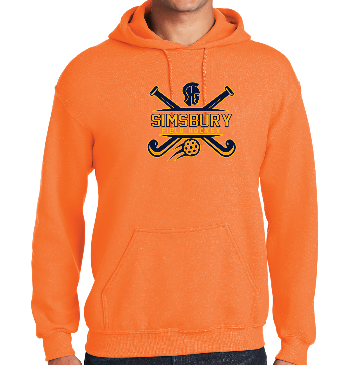 Hooded Sweatshirt Gildan 50/50: SHS Field Hockey Front Logo