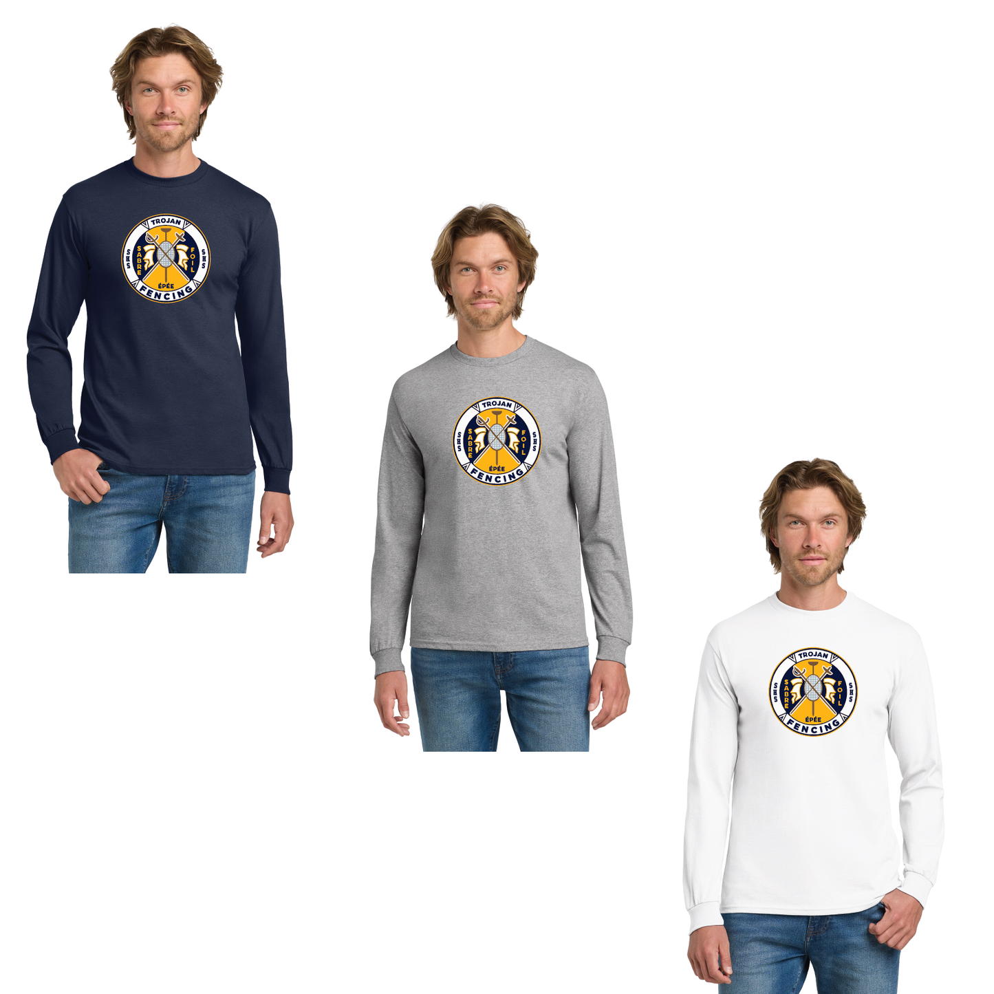 SHS Fencing: Youth & Adult Longsleeve Cotton Tee G2400