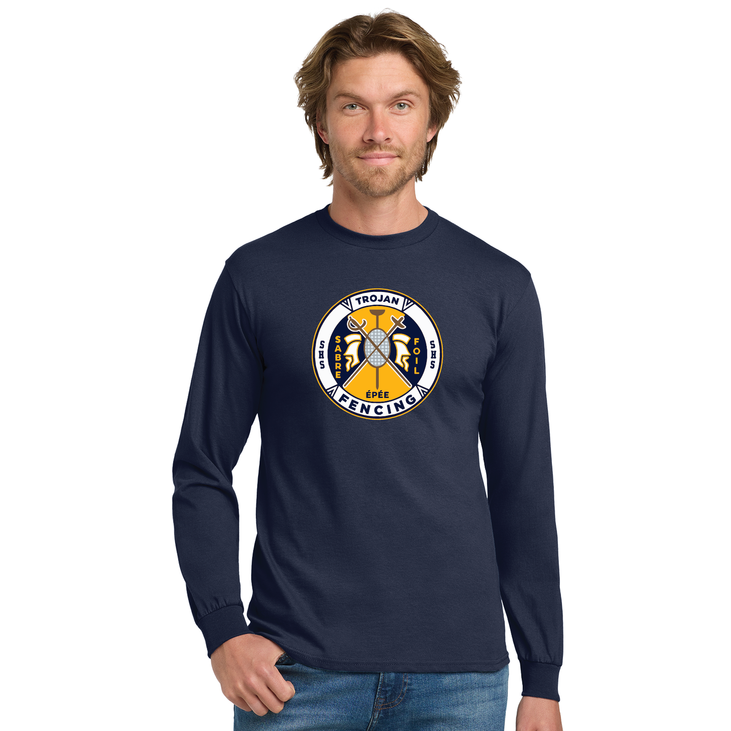 SHS Fencing: Youth & Adult Longsleeve Cotton Tee G2400