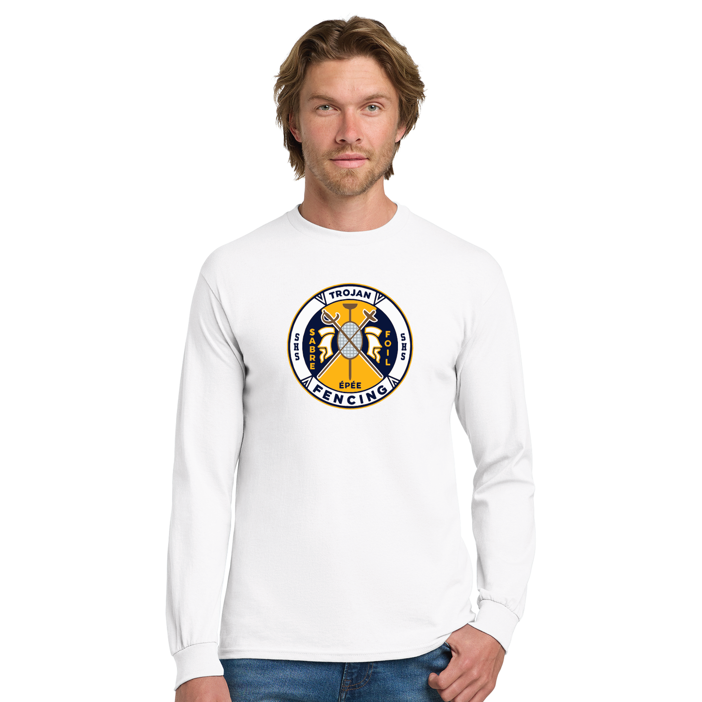 SHS Fencing: Youth & Adult Longsleeve Cotton Tee G2400