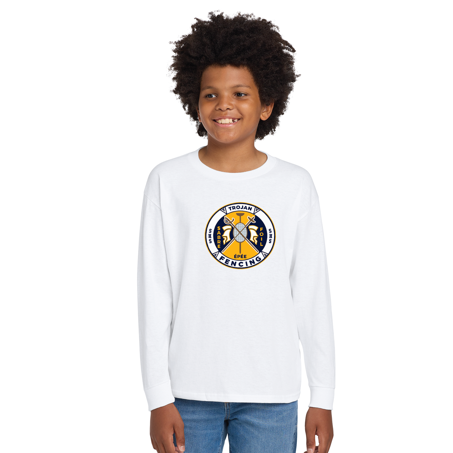 SHS Fencing: Youth & Adult Longsleeve Cotton Tee G2400