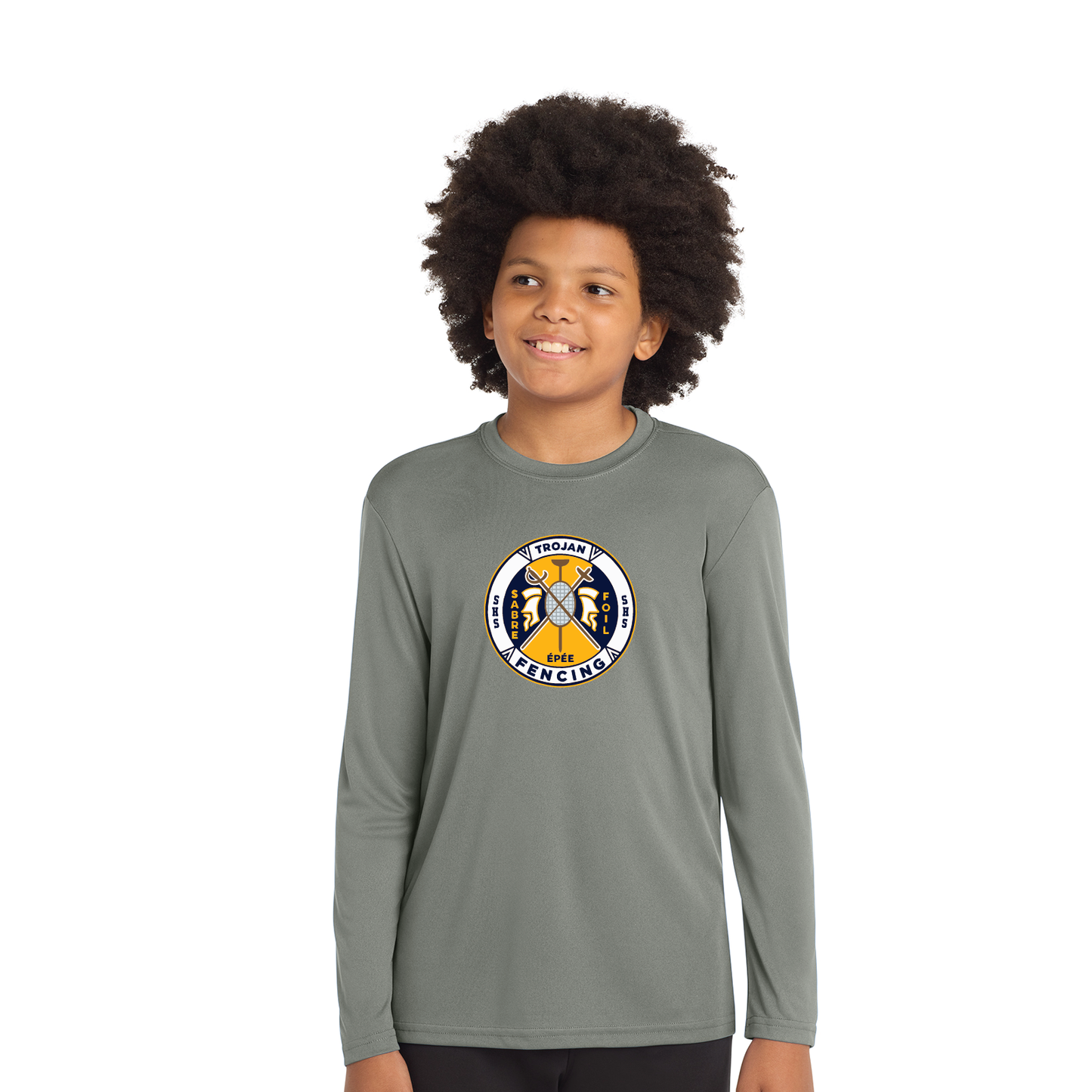 SHS Fencing: Performance Long Sleeve T Shirt Adult ST350LS