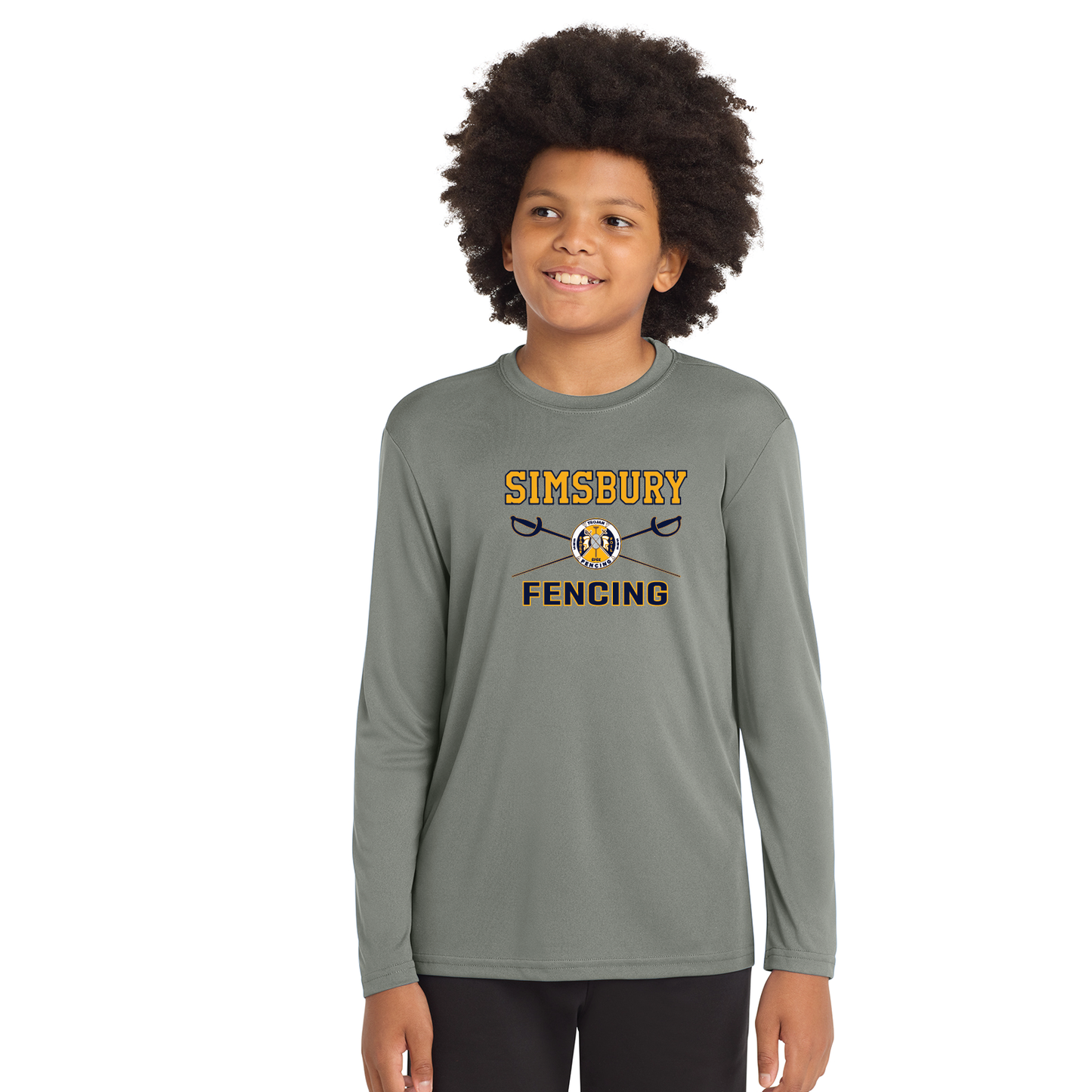 SHS Fencing: Performance Long Sleeve T Shirt Adult ST350LS