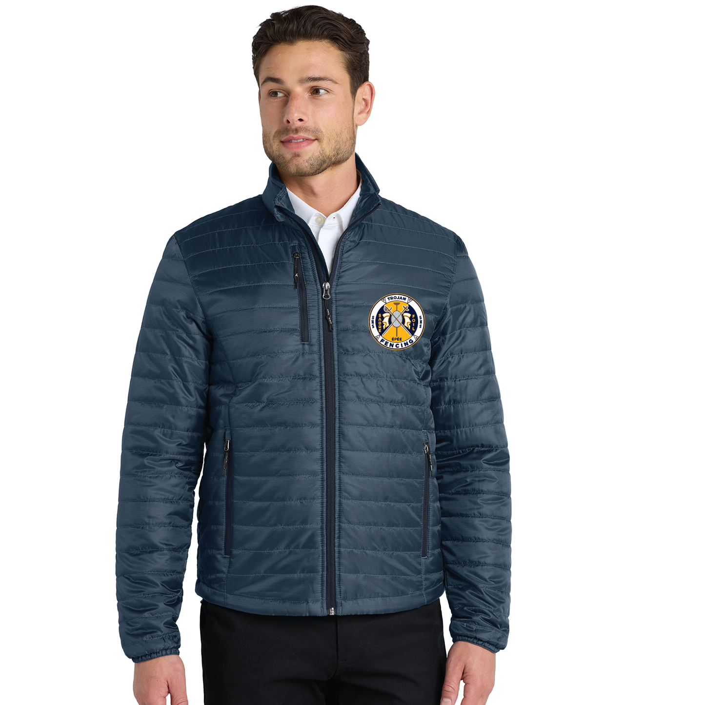 SHS Fencing: Men's Port Authority® Packable Puffy Jacket. J850