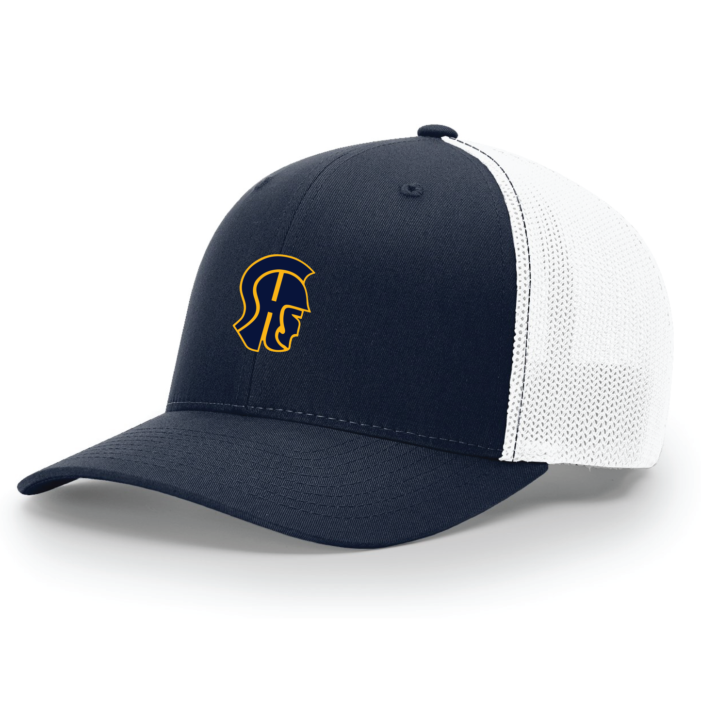 Hat: Flex Fit Trucker SHS Simsbury High School Trojan Head