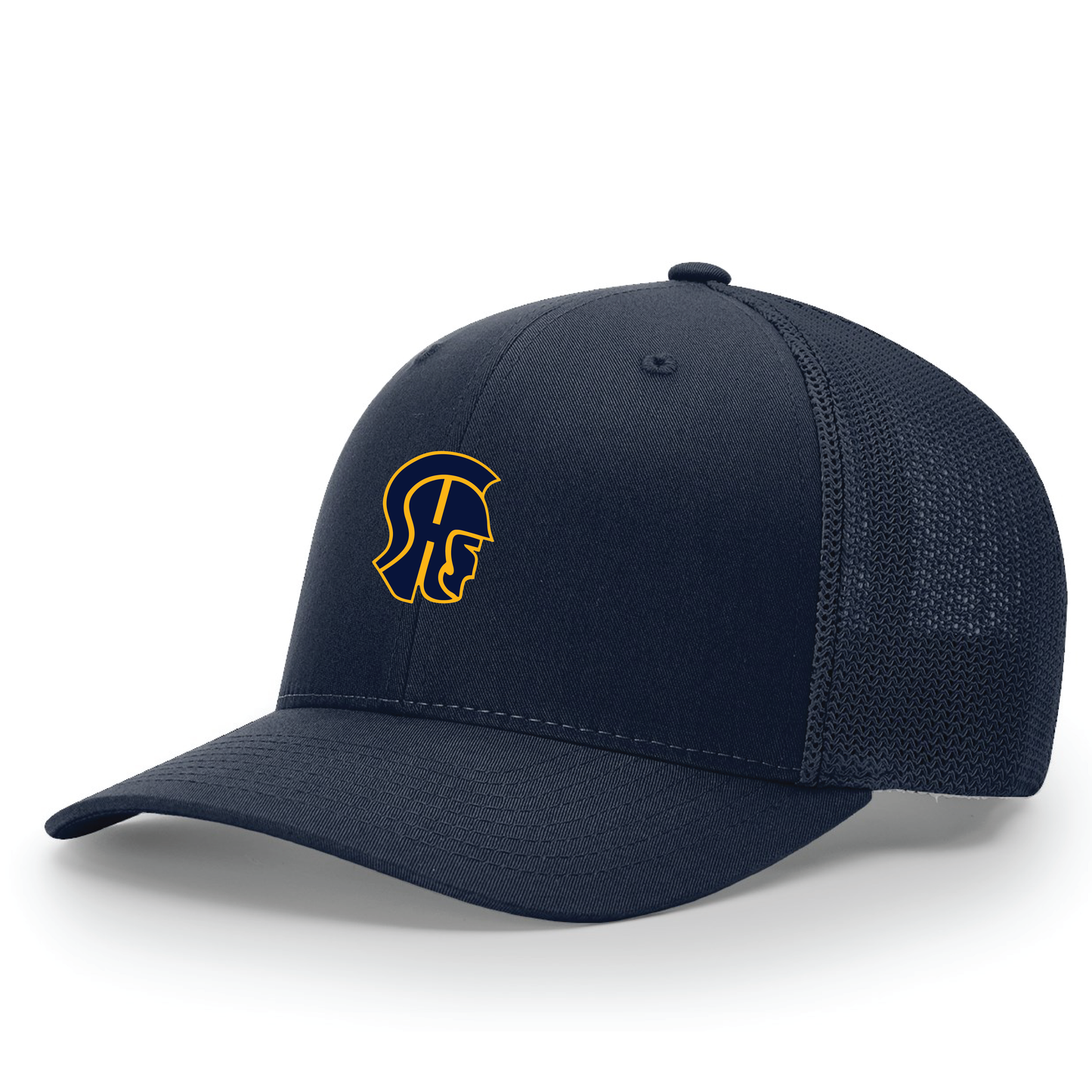 Hat: Flex Fit Trucker SHS Simsbury High School Trojan Head