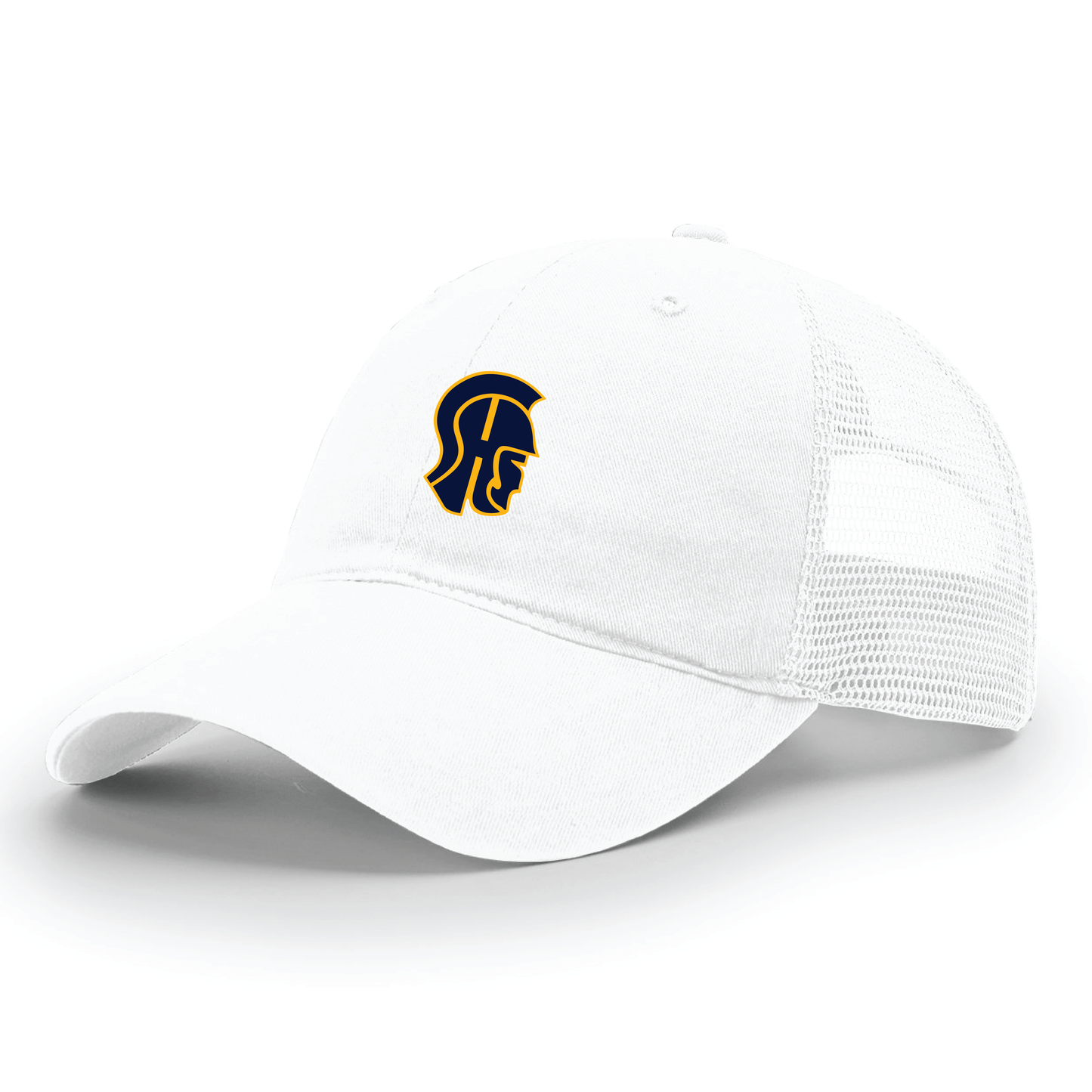 Hat: Soft Trucker Snapback SHS Simsbury High School Trojan Head