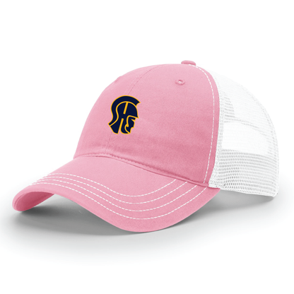 Hat: Soft Trucker Snapback SHS Simsbury High School Trojan Head