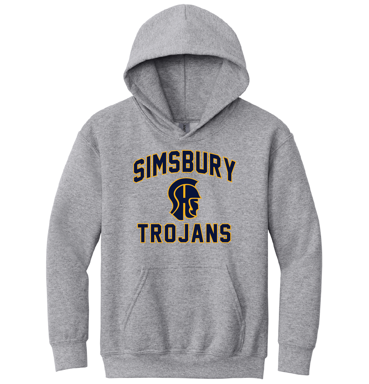 Hooded Sweatshirt Gildan 50/50: Simsbury Trojans