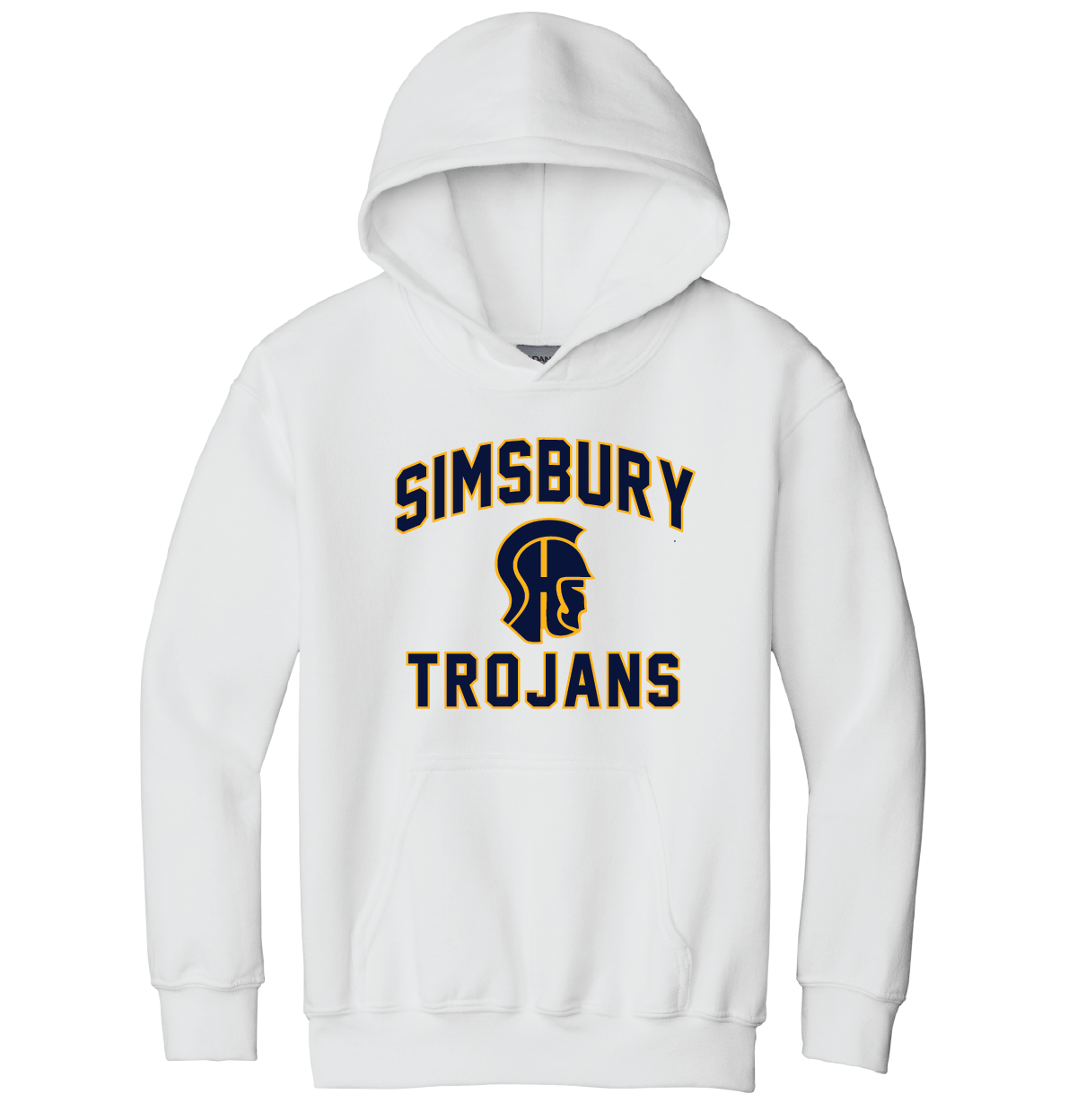 Hooded Sweatshirt Gildan 50/50: Simsbury Trojans