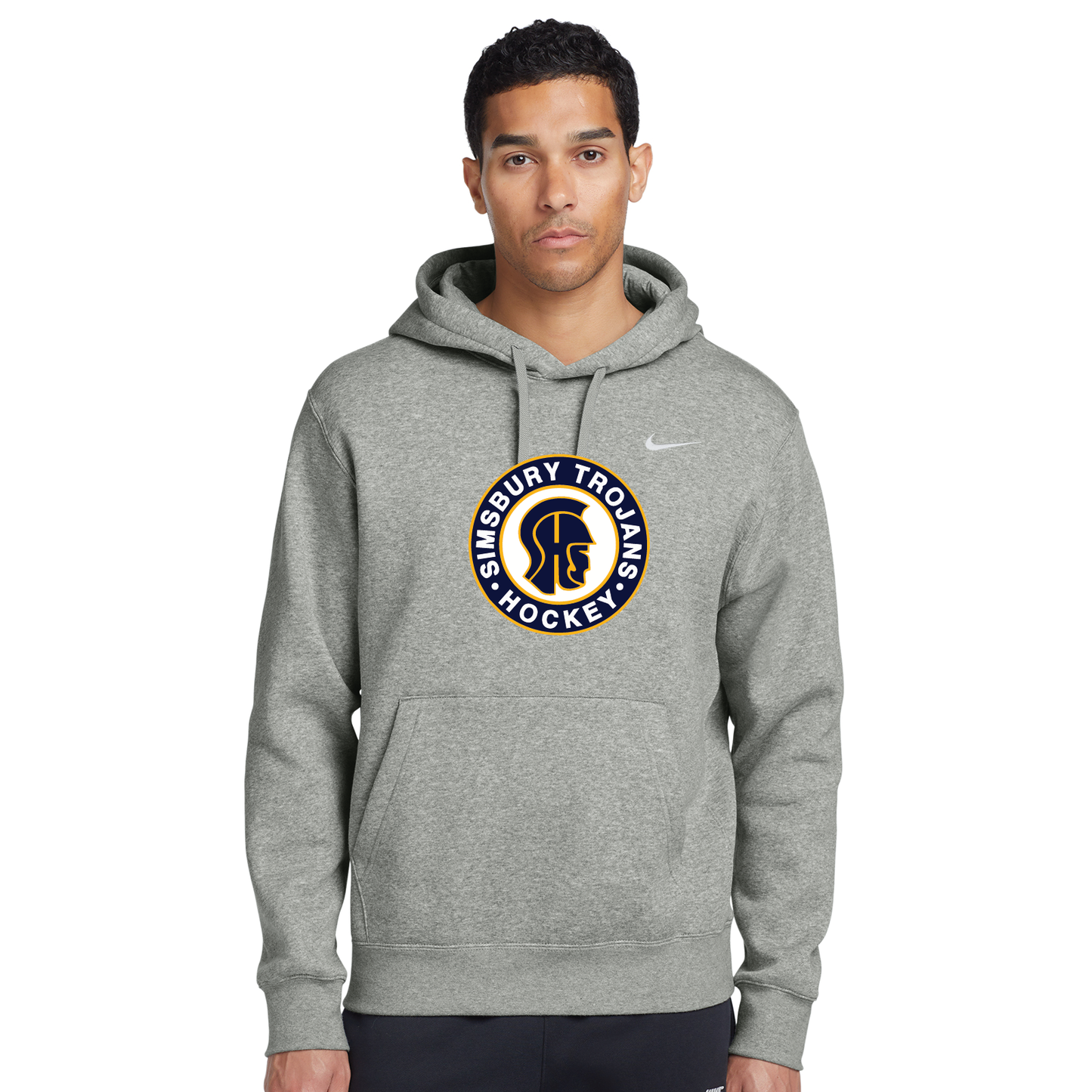 SHS Trojans Hockey: Nike Club Fleece Pullover Hoodie. CJ1611
