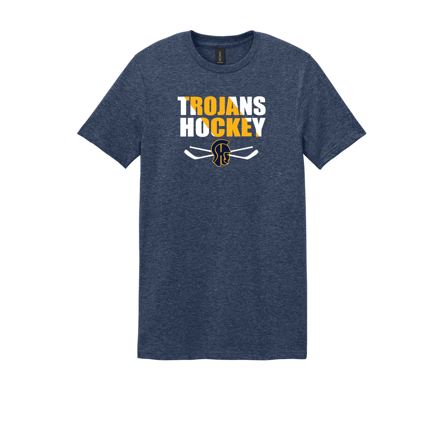 SHS Trojans Hockey: Gildan Softstyle® T-Shirt. 64000 (Choose Logo)