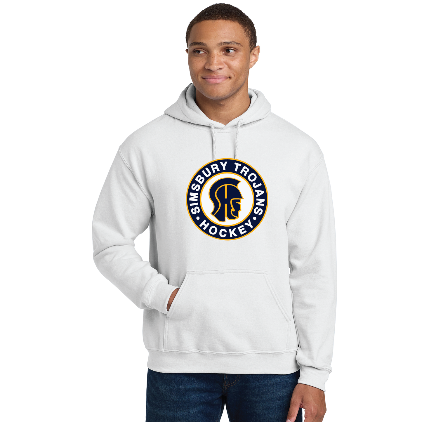 SHS Trojans Hockey: Gildan Hooded Sweatshirt 18500