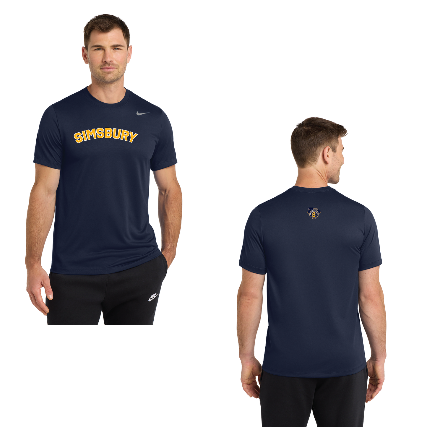 SLL: Nike Tee DV7299 SIMSBURY FRONT / 75TH ANNIV BACK