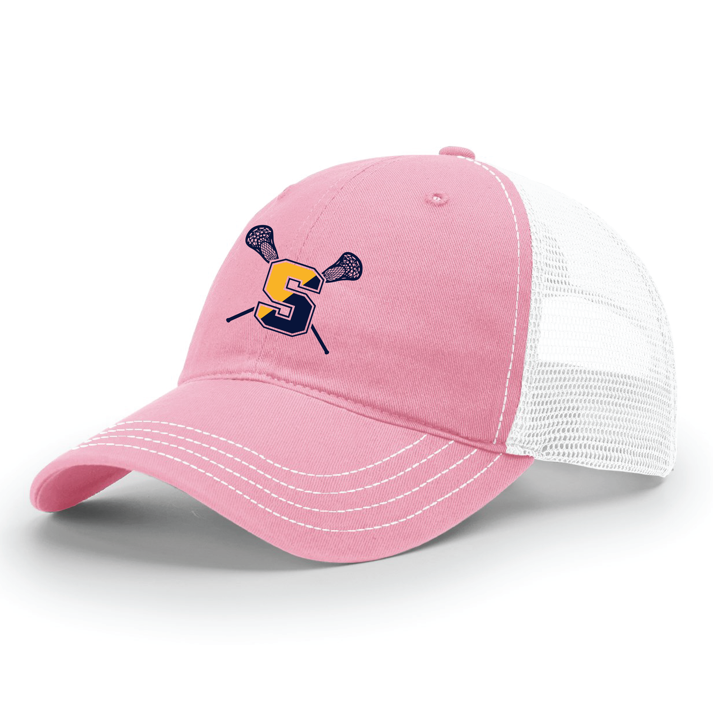 Hat: Soft Front Snapback Simsbury Lacrosse S Crossed Sticks